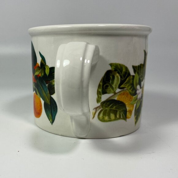 RARE !! Portmeirion Cymru Tea Coffee Cups Mugs Fruits design Oranges & lemons - Picture 3 of 8